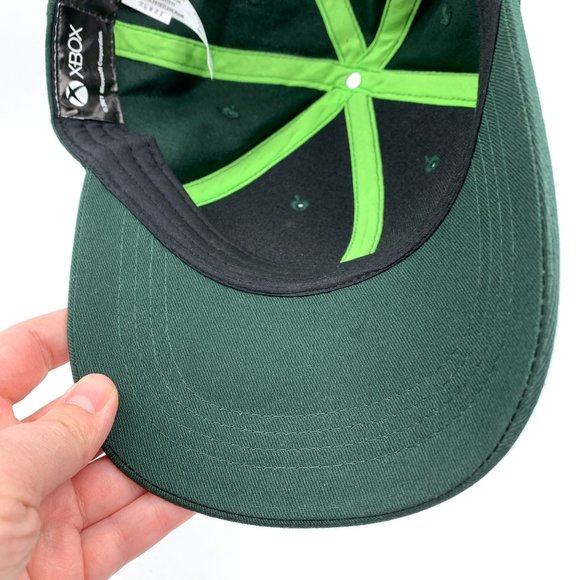 XBOX Official Gear Logo Hat Green Adjustable Snapback Cap 2021 - Picture 6 of 6